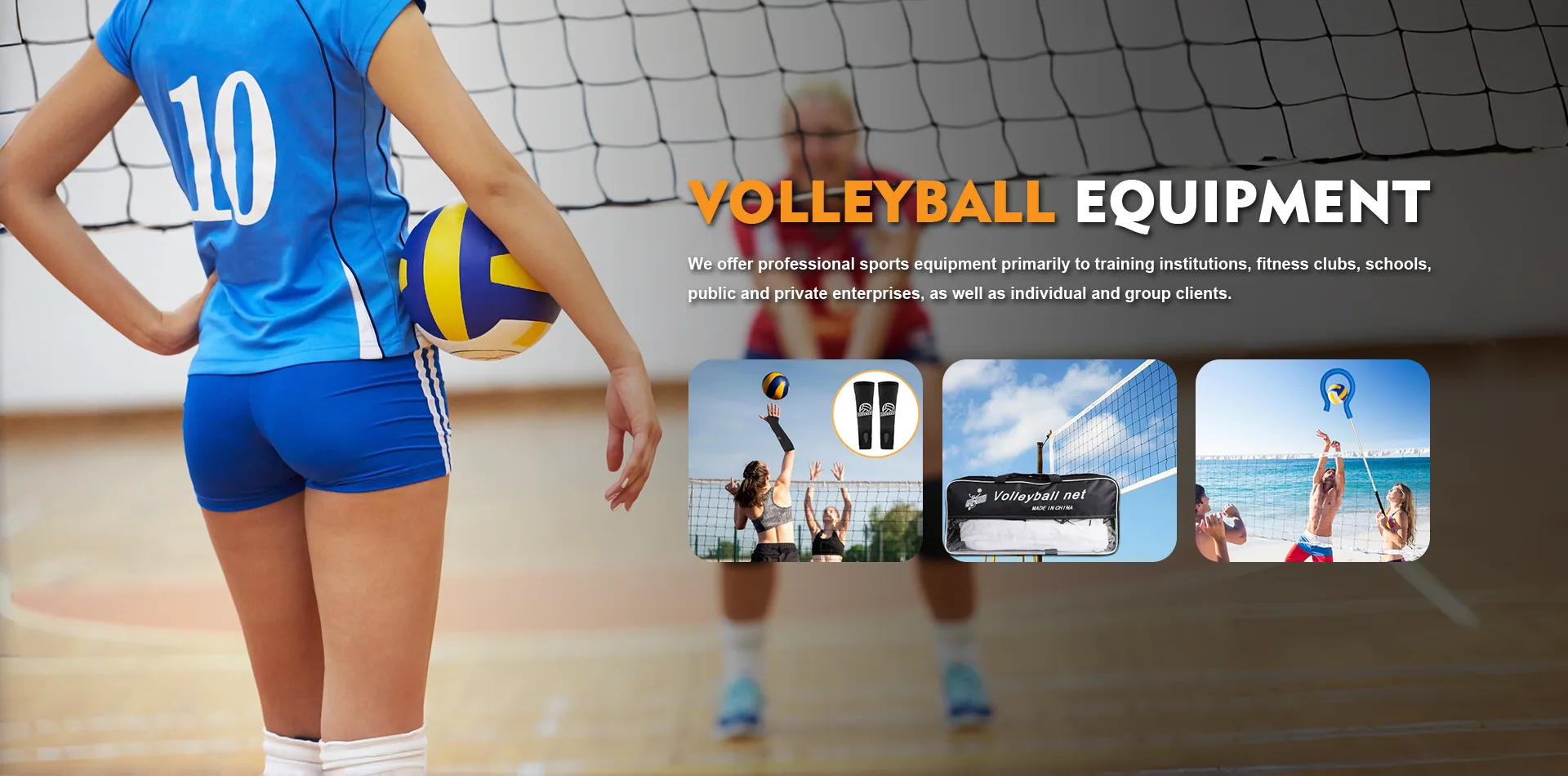 Fournisseur d'équipement de volley-ball