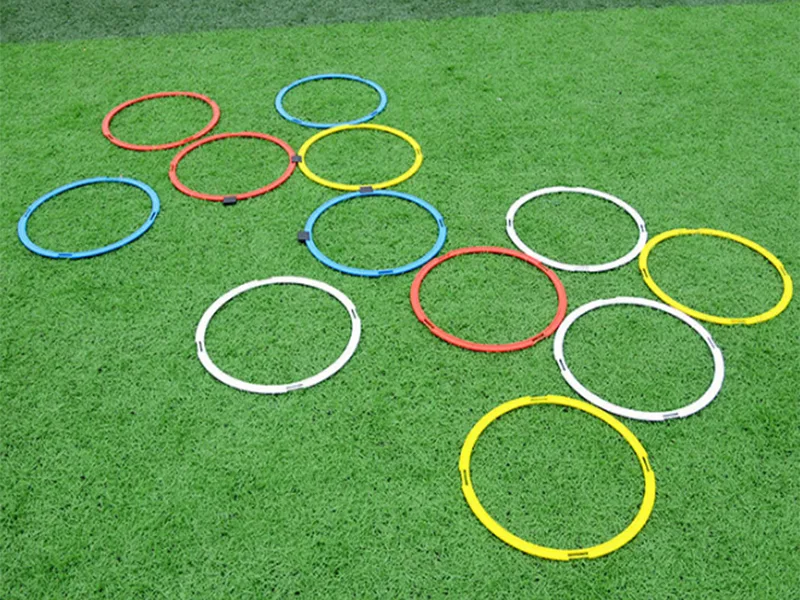 Anneaux d'entraînement au jeu de jambes pour le football