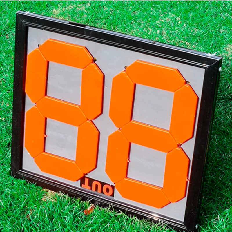2-Digit Football Substitution Plate