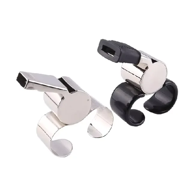 Sifflets d'arbitre à doigts en métal